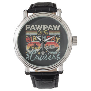 Pawpaw van de verjaardagscruiser vakantie Vintage Horloge