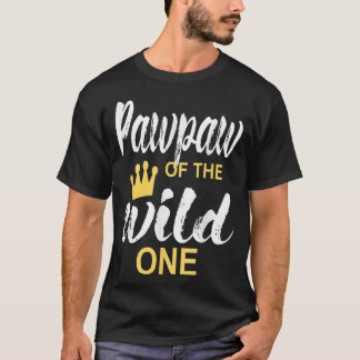 Pawpaw van de wilde dochter die familie aanpast t-shirt
