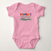 PawPaw's kleine prinses Snapsuit Romper (Voorkant)