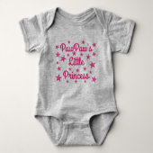 PawPaw's kleine prinses Snapsuit Romper (Voorkant)