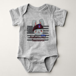 "PawPaw's Little 82nd Airborne Paratrooper" Romper