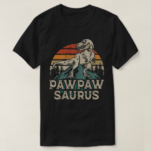 Pawpawsaurus Dinosaur Grandpa Saurus Vaderdag T-shirt