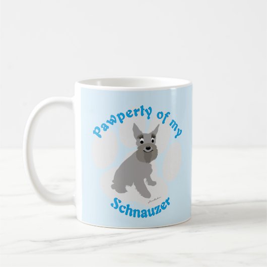 Pawperty of My Schnauzer Koffiemok (Links)