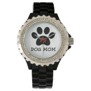 Pawprint Dog Mama Horloge