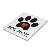 Pawprint Dog Mama Tegeltje (Zijkant)