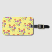 Pawprint Flower Garden Bagagelabel (Voorkant (horizontaal))