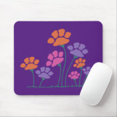 Pawprint Flower Garden Muismat (Met muis)