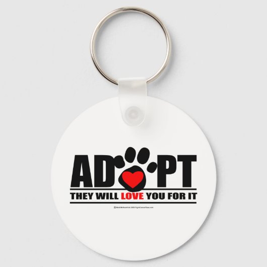 Pawprint goedkeuren sleutelhanger (Voorkant)