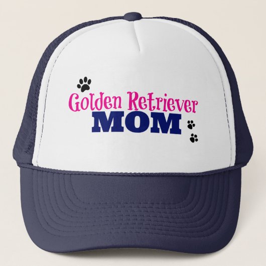 Pawprint Golden Retriever mama Trucker Pet (Voorkant)