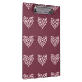 Pawprint hart klembord (Rechts)