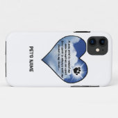 Pawprint Memorial Poem Case-Mate iPhone Case (Achterkant (horizontaal))