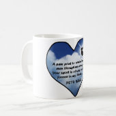 Pawprint Memorial Poem Koffiemok (Voorkant links)