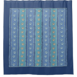 Pawprint Patroon Douchegordijn