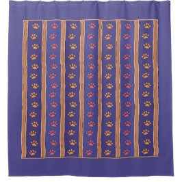 Pawprint Patroon Douchegordijn