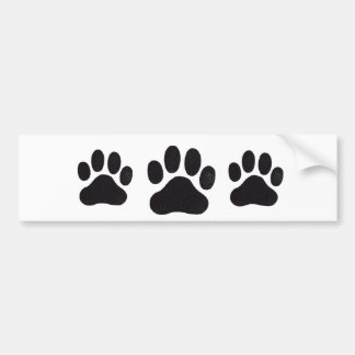 PawPrint, PawPrint, PawPrint Bumpersticker