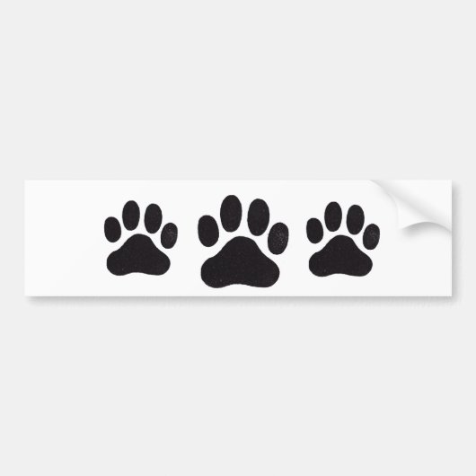 PawPrint, PawPrint, PawPrint Bumpersticker (Voorkant)