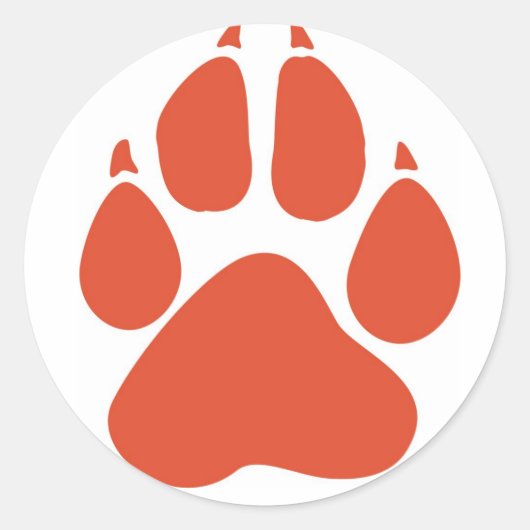 Pawprint sticker (Voorkant)