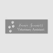 Pawprinters Vet Veterinary Business Naamplaatje (Voorkant)