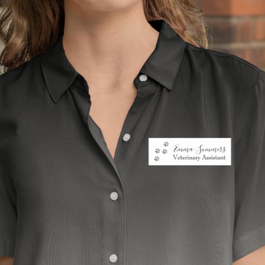 Pawprinters Vet Veterinary Business Naamplaatje