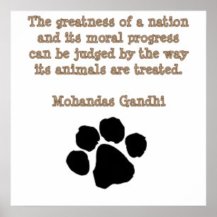 PawPrintGhandi Poster