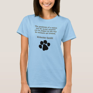 PawPrintGhandi T-shirt
