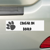 PawPrintLg Bumpersticker (Op auto)
