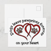 Pawprints Briefkaart (Voorkant / Achterkant)