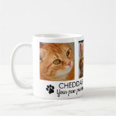 Pawprints Kat Herdenkingsfoto Koffiemok (Links)