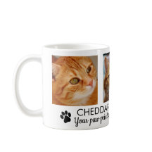Pawprints Kat Herdenkingsfoto Koffiemok