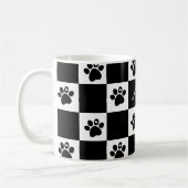 Pawprints met hart koffiemok (Links)