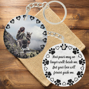 Pawprints of Love  foto Pet Memorial Sleutelhanger