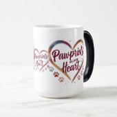 Pawprints on My Heart – Morphing Mok voor Pet Love (Voorkant rechts)