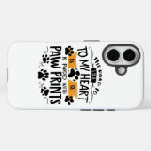 Pawprints op het hart Case-Mate iPhone case (Achterkant (horizontaal))