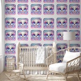 Pawprints op mijn hart kawaii puppy huisdier liefd behang