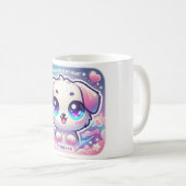 Pawprints op mijn hart Mok kawaii puppy Schattige (Voorkant rechts)