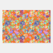 Pawprints Overwaar Inpakpapier Vel (Voorkant)