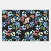 Pawprints Overwaar Inpakpapier Vel (Voorkant 2)