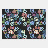 Pawprints Overwaar Inpakpapier Vel (Voorkant)