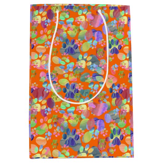 Pawprints Overwaar Medium Cadeauzakje (Voorkant)