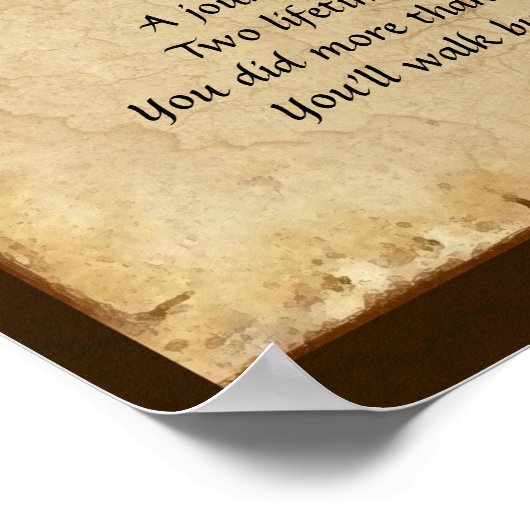 "Pawprints" Poster "Pet Memorial Poetry (Hoek)