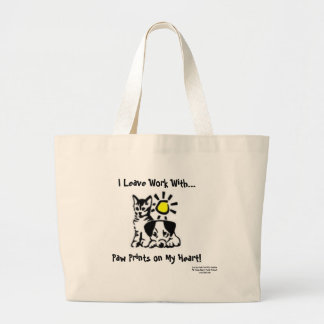 PawPrints-tas Grote Tote Bag