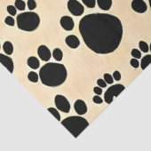 Pawprints Tissuepapier (Detail)