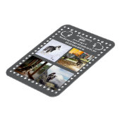 Pawprints van de liefde Foto Magneet (Linkerzijde)