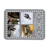 Pawprints van de liefde Foto Magneet (Horizontaal)