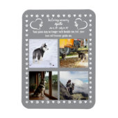 Pawprints van de liefde Foto Magneet (Verticaal)