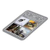 Pawprints van de liefde Foto Magneet (Linkerzijde)