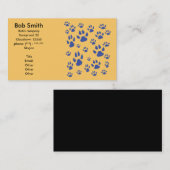 Pawprints Visitekaartje (Voorkant / Achterkant)