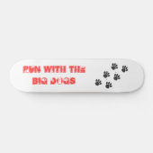 PawPrintTrail, ren met de BIG-honden Skateboard (Horizontaal)
