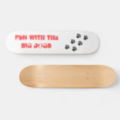 PawPrintTrail, ren met de BIG-honden Skateboard (Horizontaal)