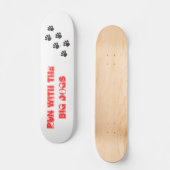 PawPrintTrail, ren met de BIG-honden Skateboard (Voorkant)